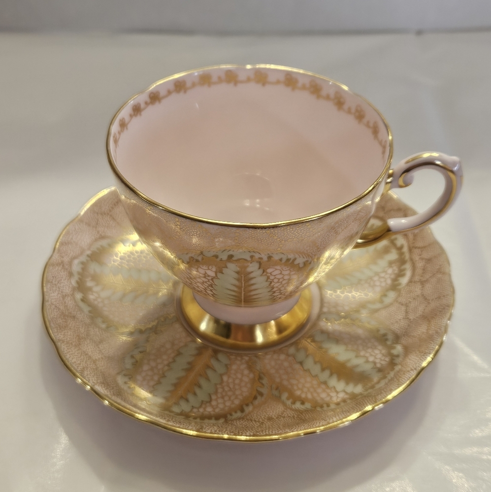 Gorgeous, Tuscan 1950's Cup and Saucer.